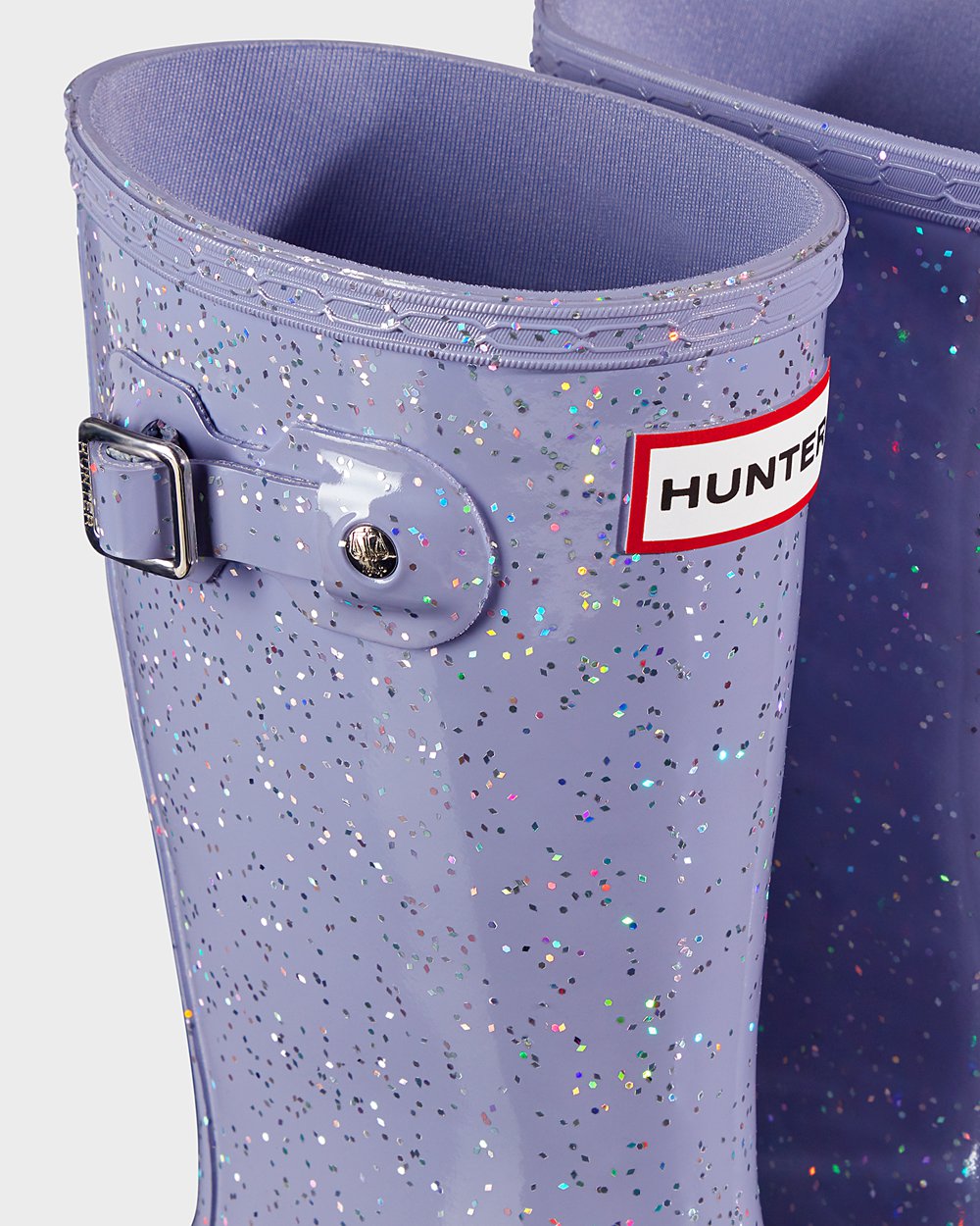 Gummistövlar Barn - Hunter Original Stora Giant Glitter - Lila - 326418-SJB